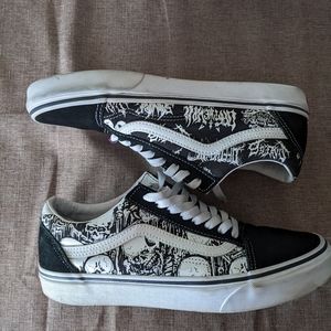 Vans "skull and bones" black/white